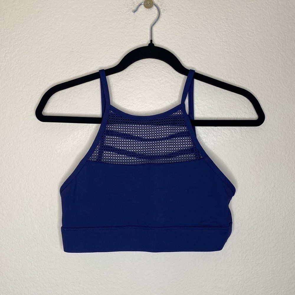 Lunair Australia sports bra Sz medium navy